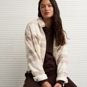 NWT American Eagle Flannel Shacket Size XXS